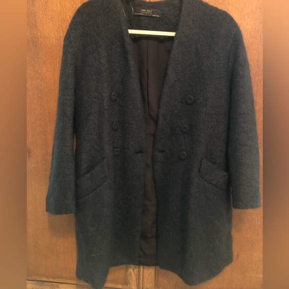 Zara fuzzy cardigan jacket - Picture 6 of 6